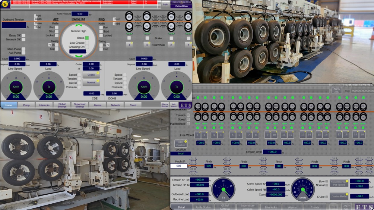 Hydraulic Winch & Cable Handling System Integration